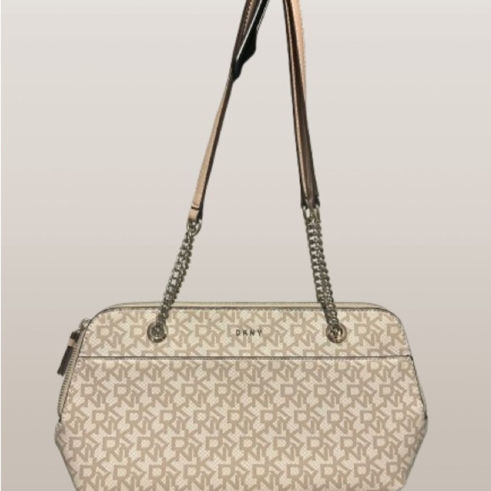 DKNY Cream and Tan Women's Bag